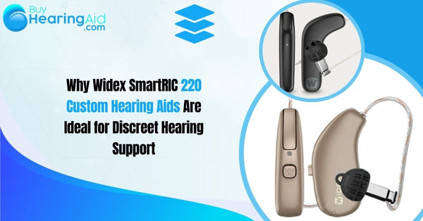  Widex SmartRIC 220 Custom hearing aids