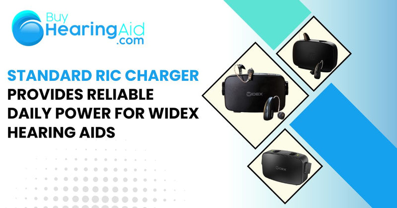 Standard RIC Charger Provides Reliable Daily Power for Widex Hearing A