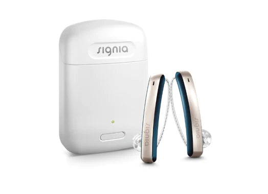 Signia Styletto 3X Hearing Aids (Pair) - Rechargeable, Slim, iPhone Compatible Per Unit(Free Pocket Charger)