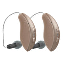 Starkey Omega AI+ 24 RIC RT rechargeable hearing aids in Beige