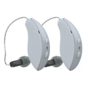 Starkey Omega AI+ 24 RIC RT rechargeable hearing aids in White