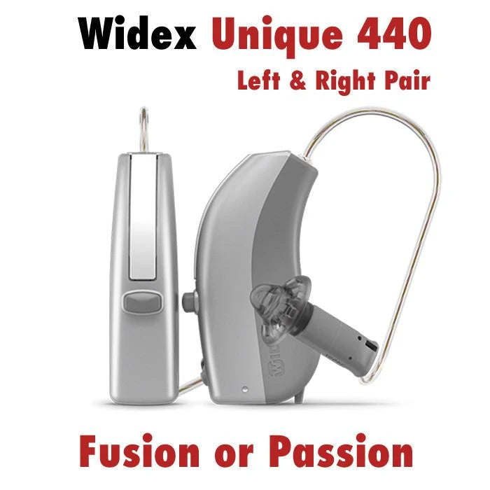 Widex Unique 440 Hearing Aids - Pair